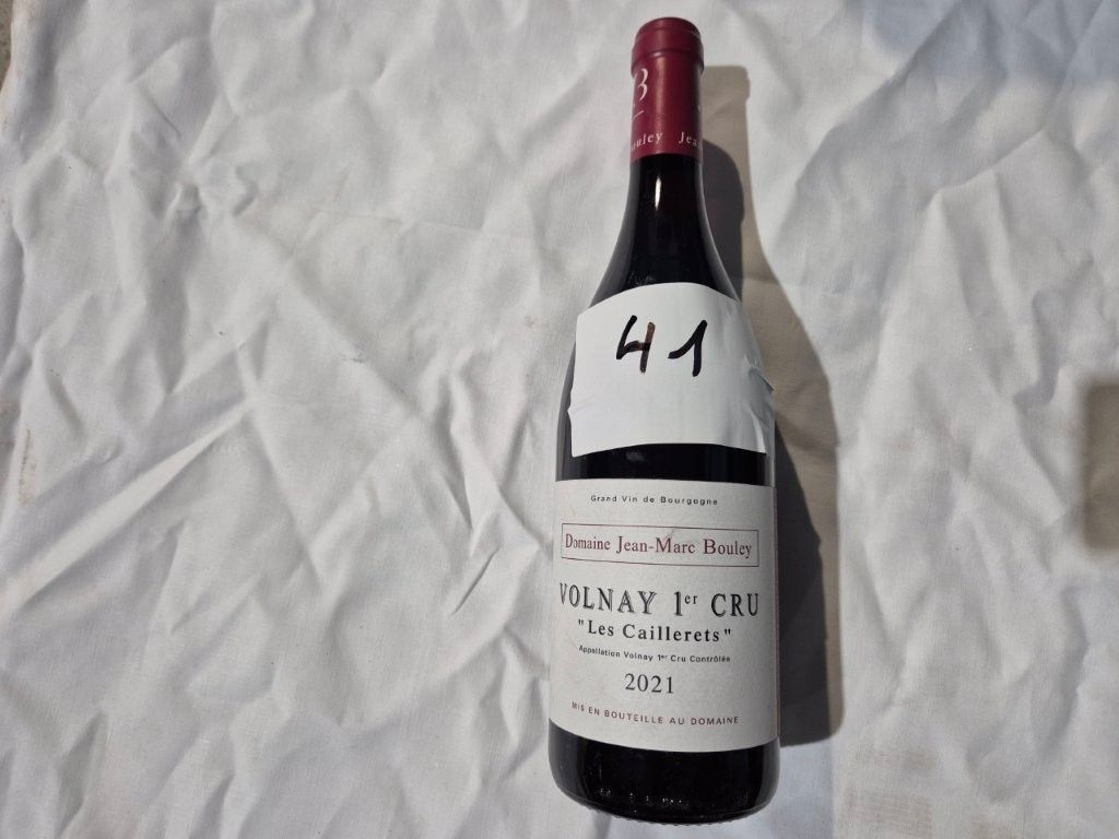 Flasche Volnay 1er Cru „Les Caillerets“ (Jahrgang: 2021) - (Weingut: Domaine Jean-Marc Bouley) - (Startpreis: 40,00 EUR)